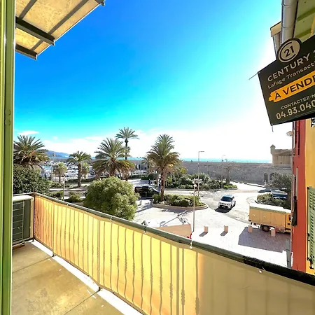 Monaco - Menton - Sea View - 6 Persons - Premium Location - 2 Bedrooms- Luxury Renovated - Parking - Clim - Balcony - Beach And Sun Lejlighed Menton